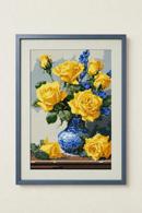 Yellow Roses Porcelain