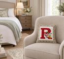Letter R Floral Motif