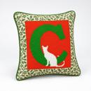 Letter C White Cat