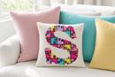 Letter S Puzzle Pastels
