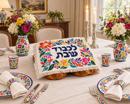 Challah Cover Floral Frame