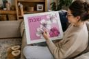 Shabbat Blossoms Challah Cover Pinks