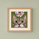 Cat In Spring