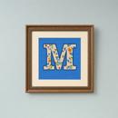 Letter M Vintage Style