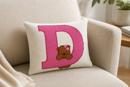 Letter D Teddy Pinks