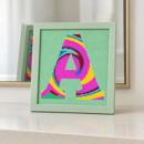Letter A Tie Dye