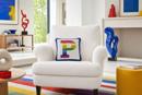 Letter P Pastel Stripes