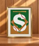 Letter S Baseball