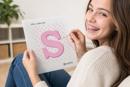 Polka Dot Letter S