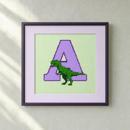Letter A T Rex