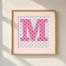 Letter M Hearts