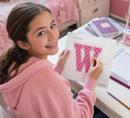 Letter W Hearts