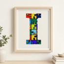 Letter I Puzzle Pieces