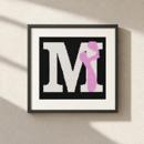 Letter M Ballet Shoe