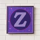 Letter Z Dreamy Purples