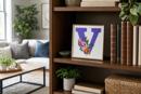 Letter V Floral Motif 2