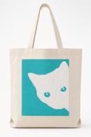 White Cat Around Corner