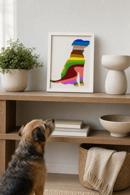 Dog Palette Silhouette