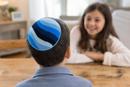Yarmulka Waves Blue