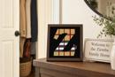 Letter Z Camel Tartan