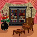 Armchair and Bookcase