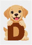 Letter D Puppy