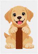 Letter I Puppy