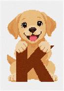 Letter K Puppy