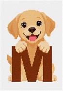 Letter M Puppy