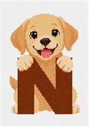 Letter N Puppy